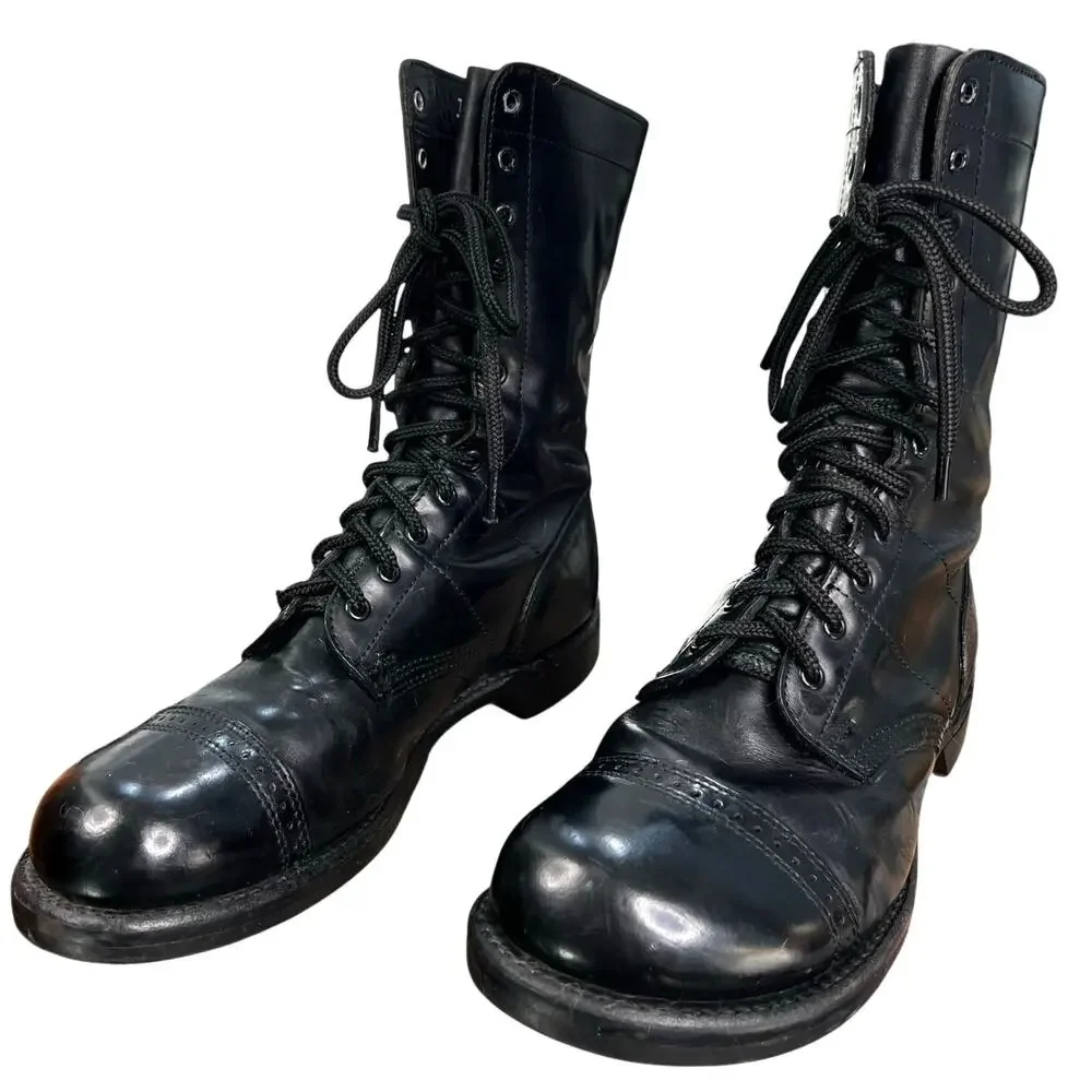 Corcoran Men’s 1500 Jump Boot Black Leather Combat Boots Size US 10 D